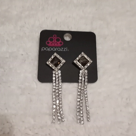 Seasonal Sparkle Silver Post Earrings - Picture 1 of 1